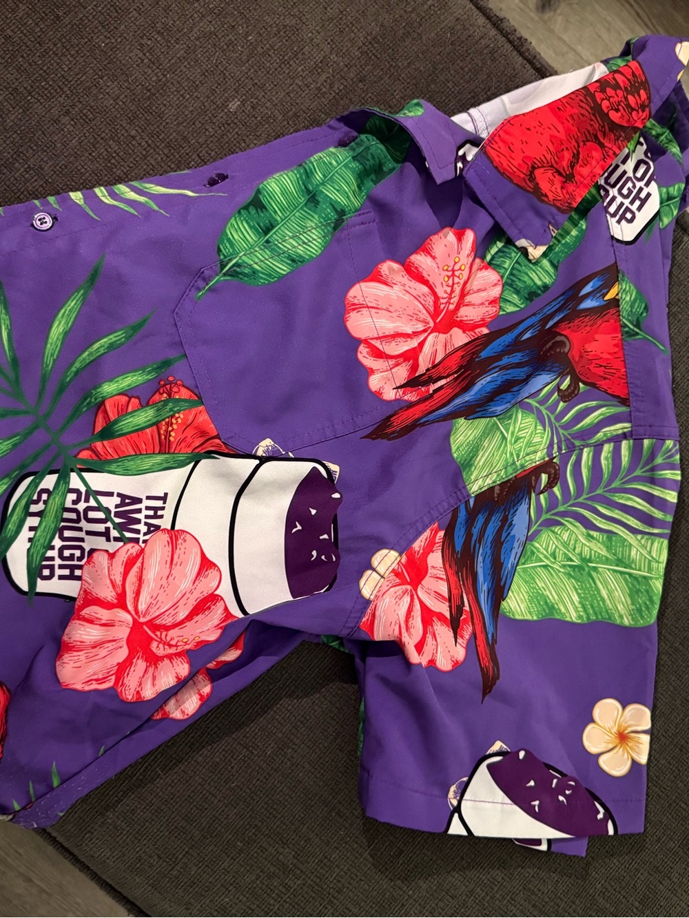 Floral shirt and bucket hat